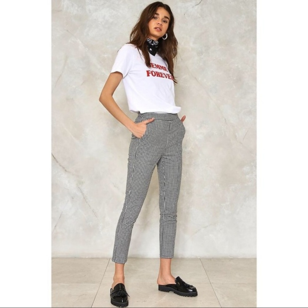 Make It Flair Gingham Pants
